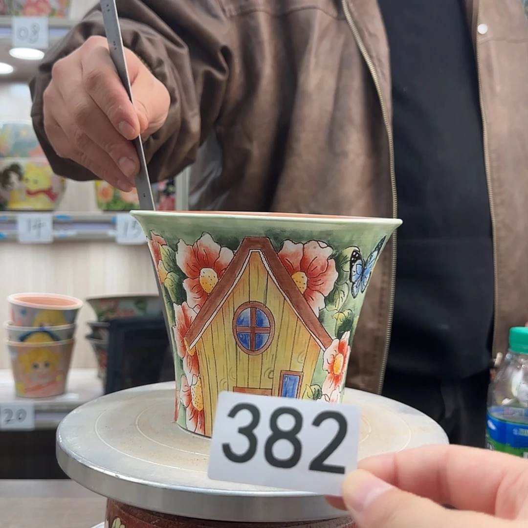 紫砂花盆瑕疵瑕疵382