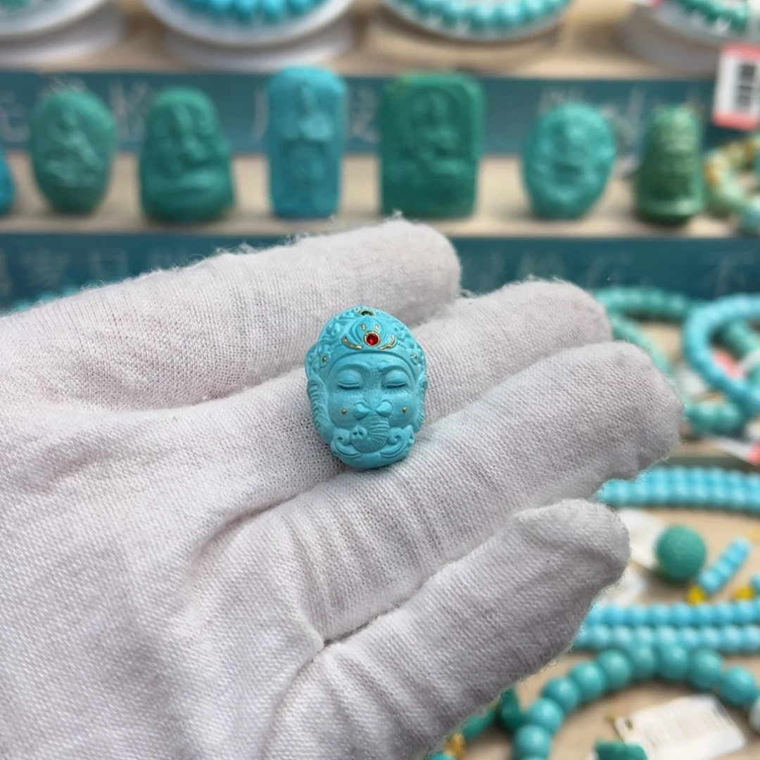 绿松石珠宝奇石未镶嵌