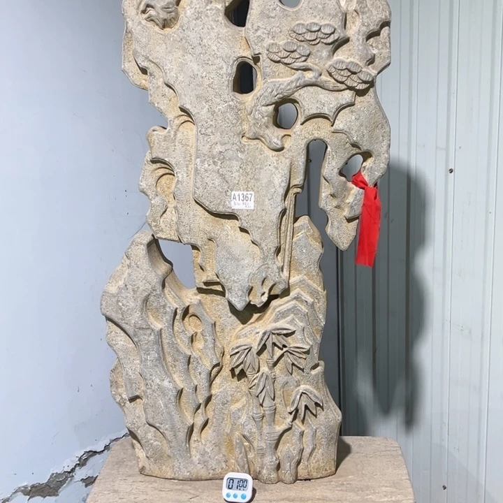 游****石头青石屏风，不包邮