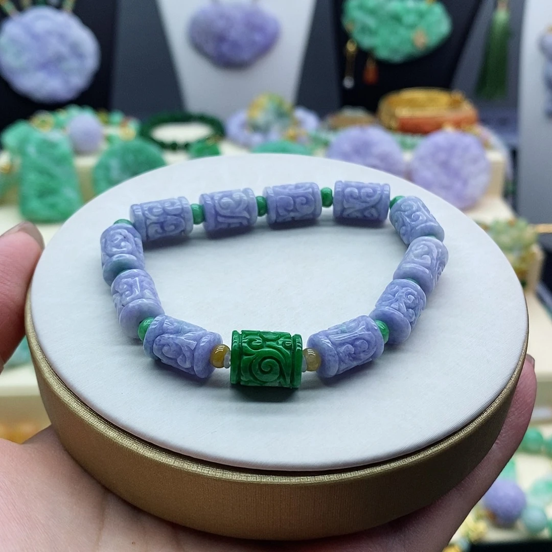 未镶嵌手串翡翠手串