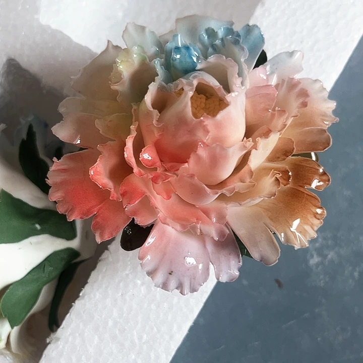 陶瓷花花摆件，花束