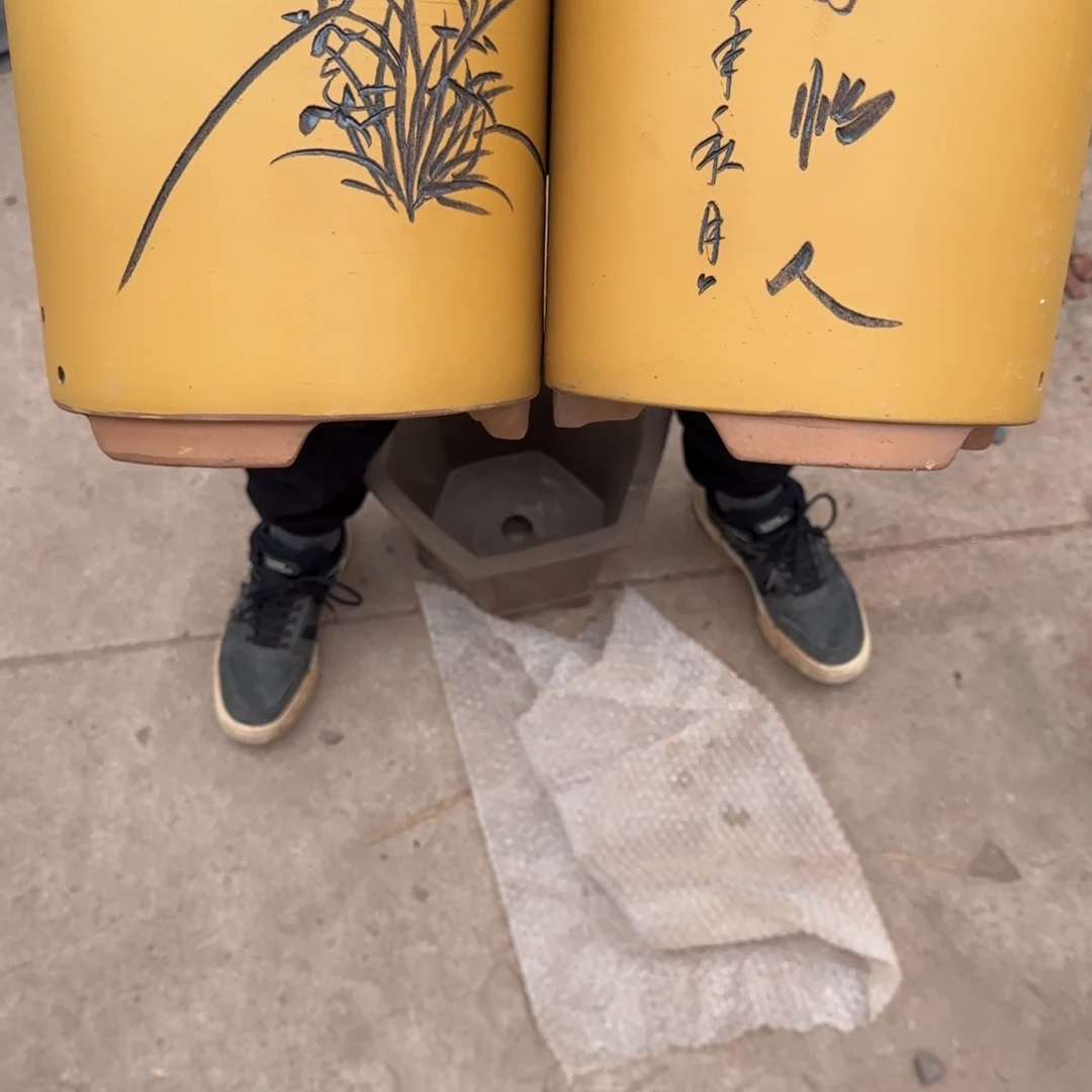 紫砂花盆口径17.22口径