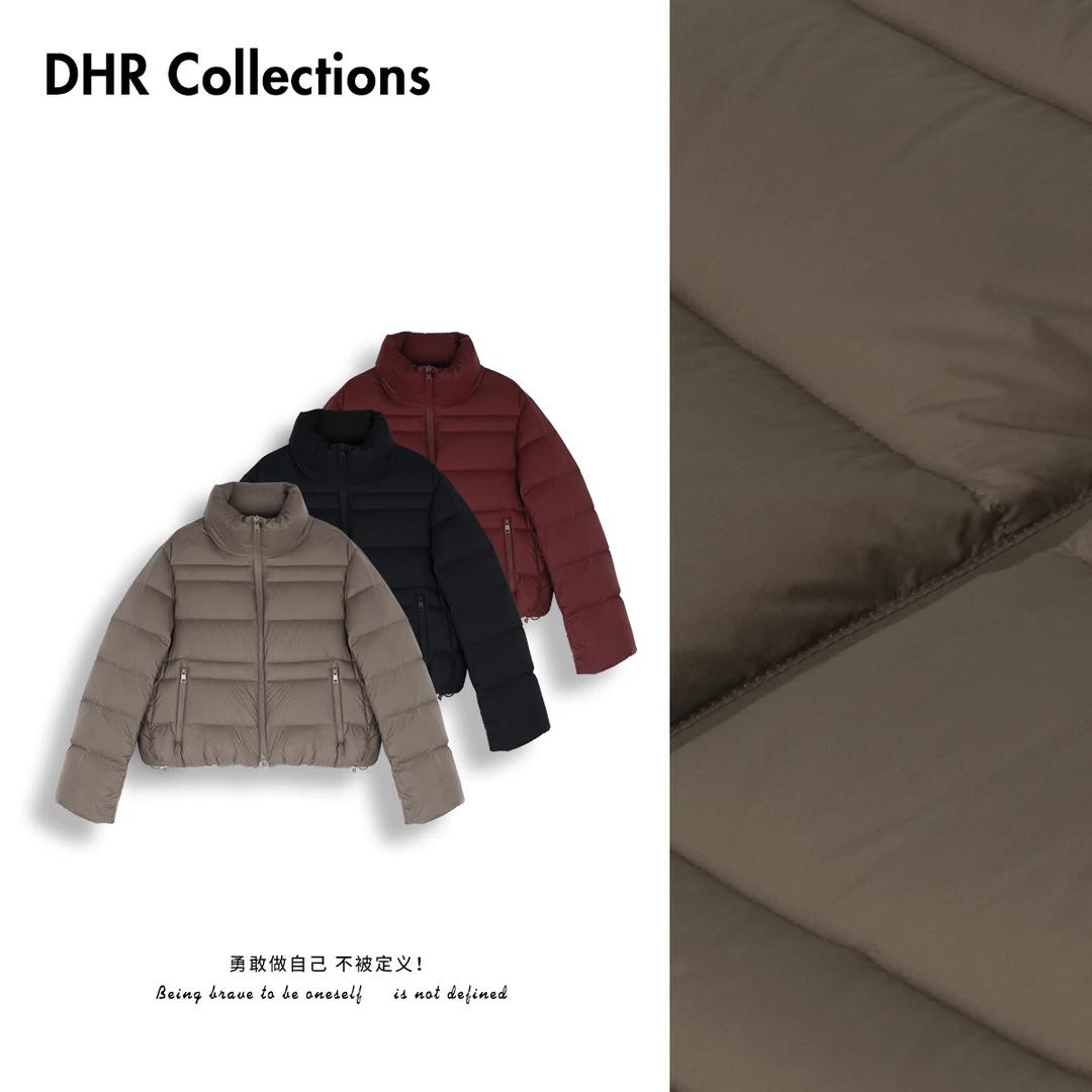 DHR COLLECTTIONS豆豆【】冬季厚款立领保暖羽绒服女外套-D8163