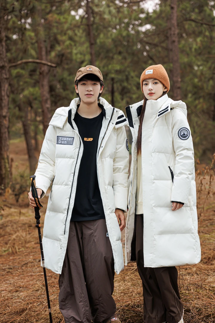 757#冬季轻量化休闲时尚保暖加厚情侣羽服外套