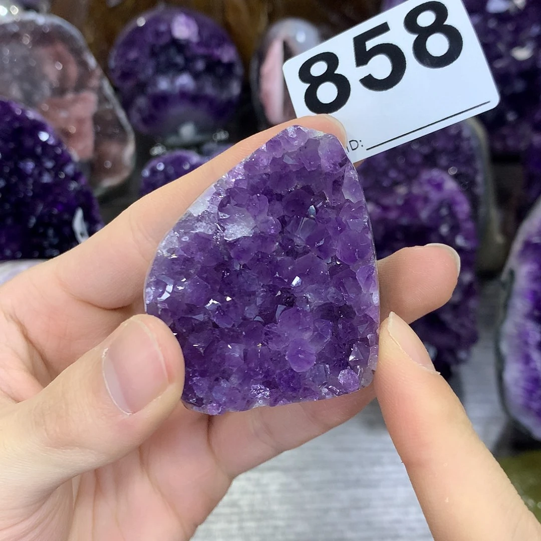 紫晶珠宝半成品未镶嵌858