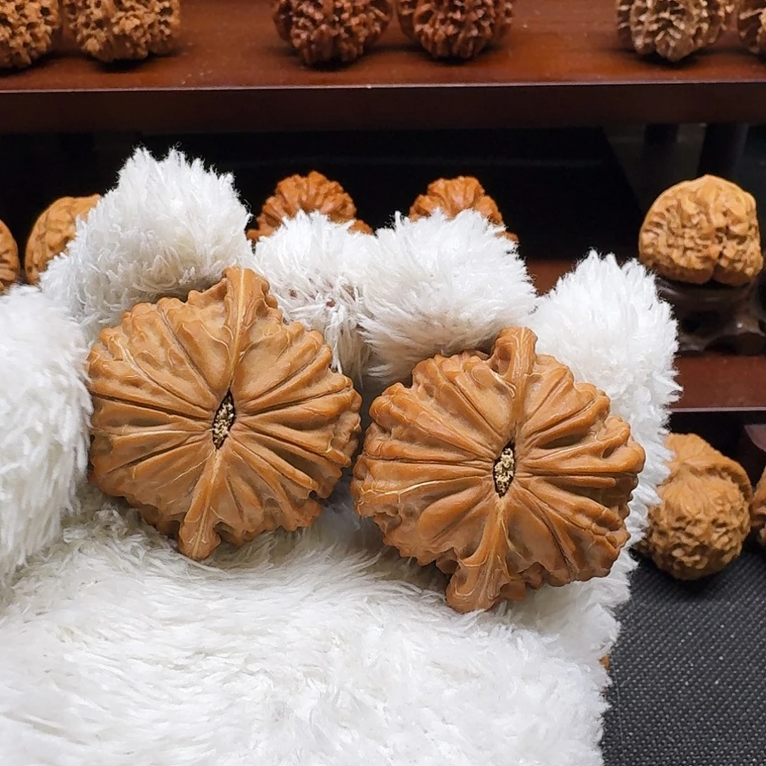 橘****核桃手串/手链全品水晶蜡皮山地蝴蝶磨盘43