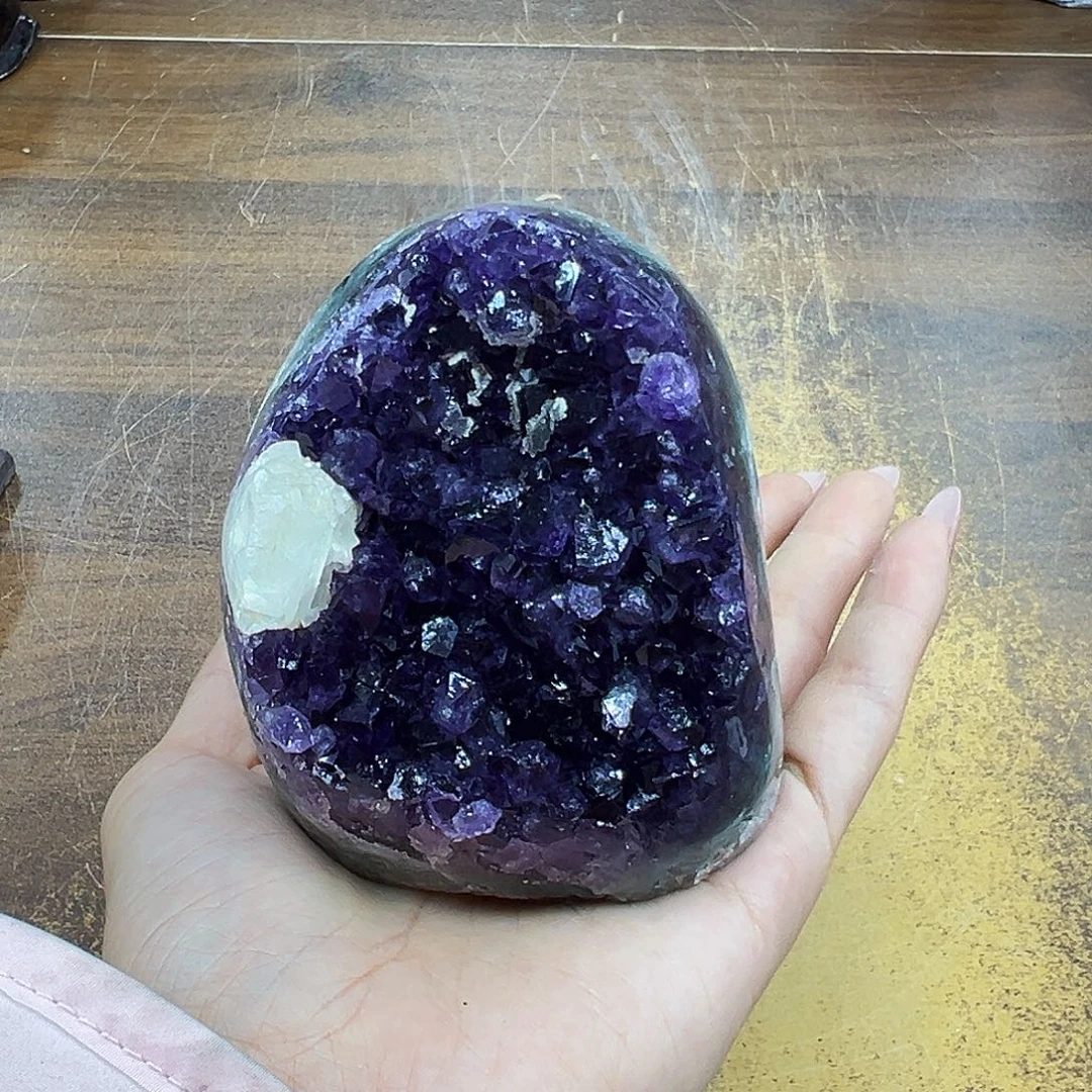 未镶嵌摆件紫晶紫晶