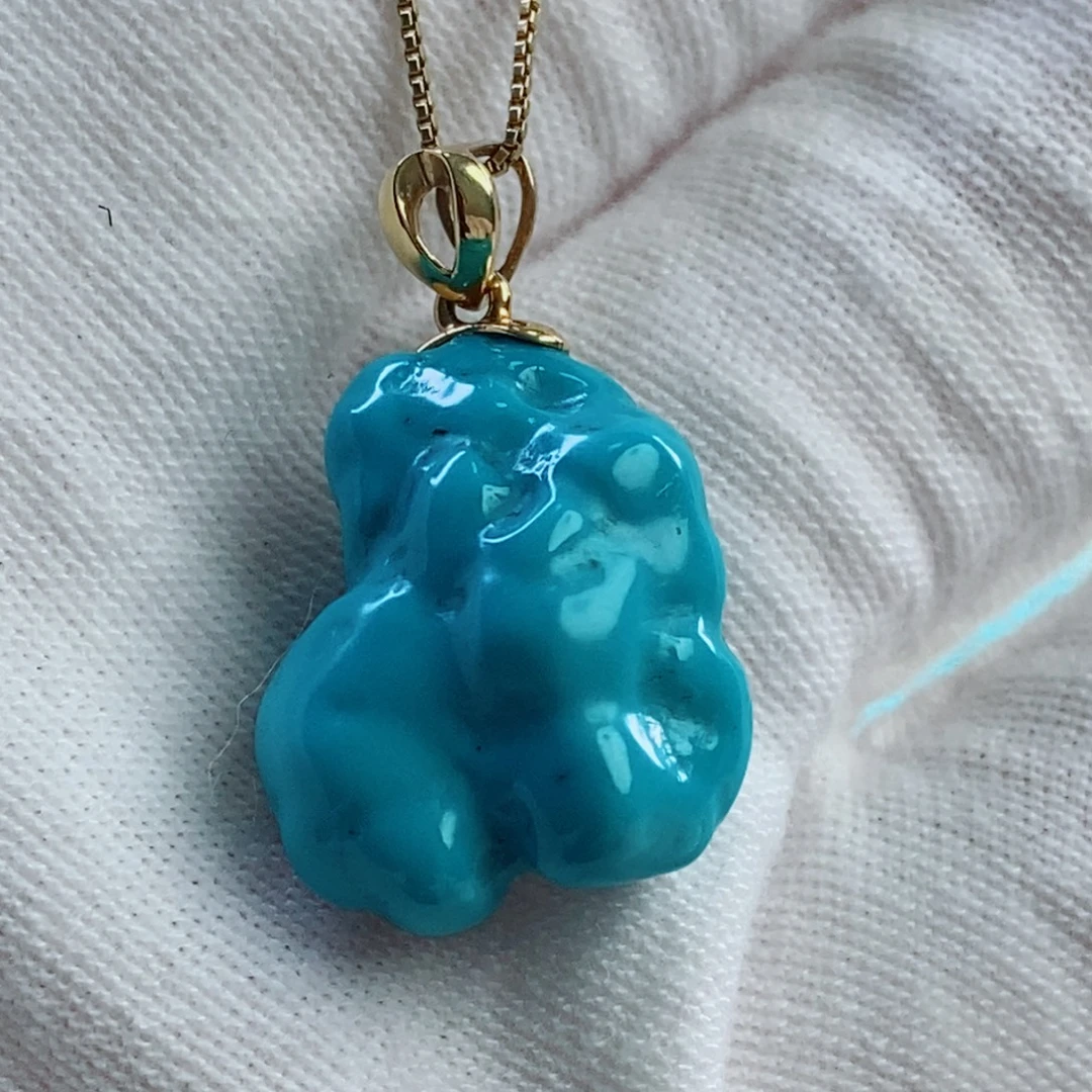 绿松石18K金镶嵌其他