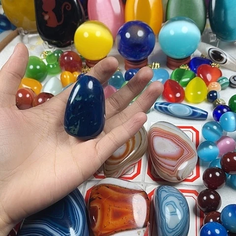 玛瑙/玉髓耳钉未镶嵌