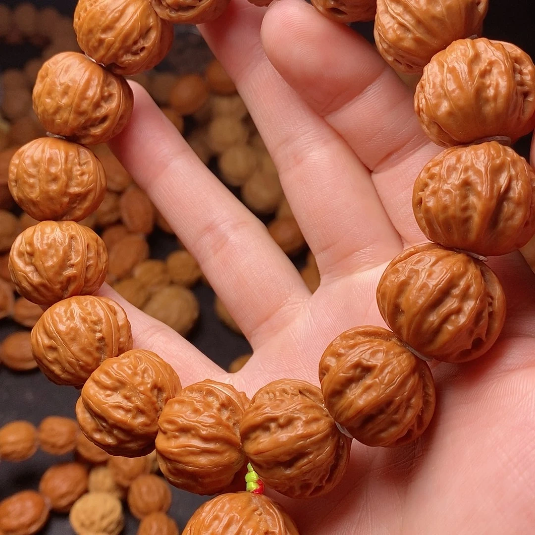 【闪购商品】文玩核桃吊坠开****棍磨盘22