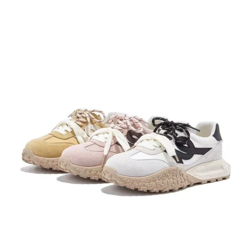 运动鞋女2025春季韩版复古松糕厚底增高舒适气质阿甘鞋女鞋jx999