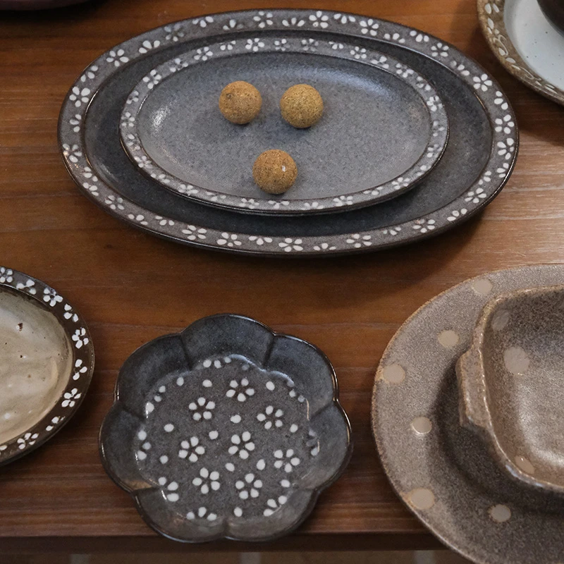 《悦野Studio》碎花点心碟