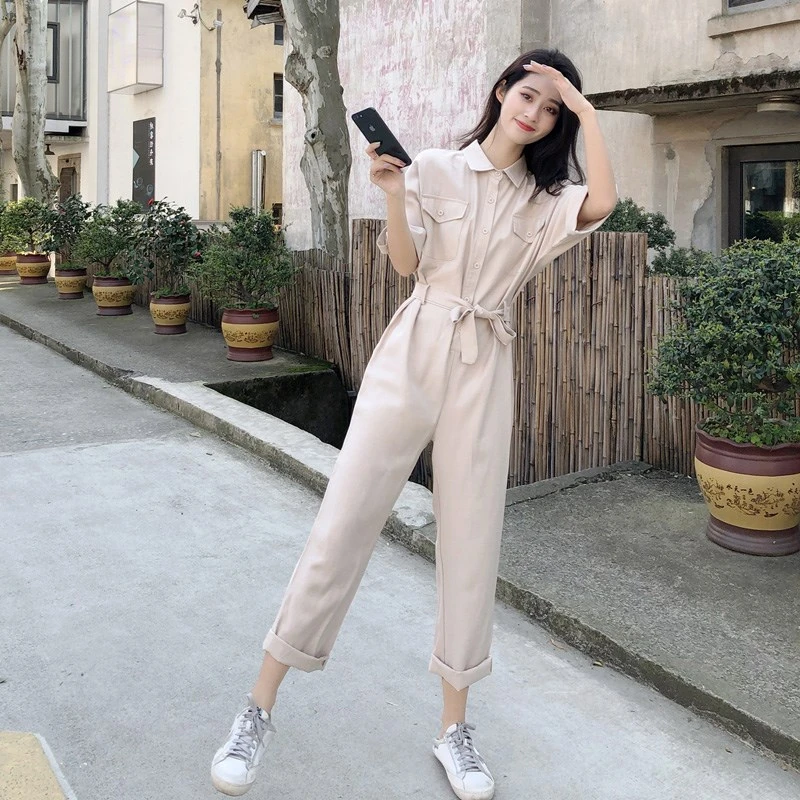减龄工装连体裤女夏2025新款小个子别致高级感气质名牌富太太女装