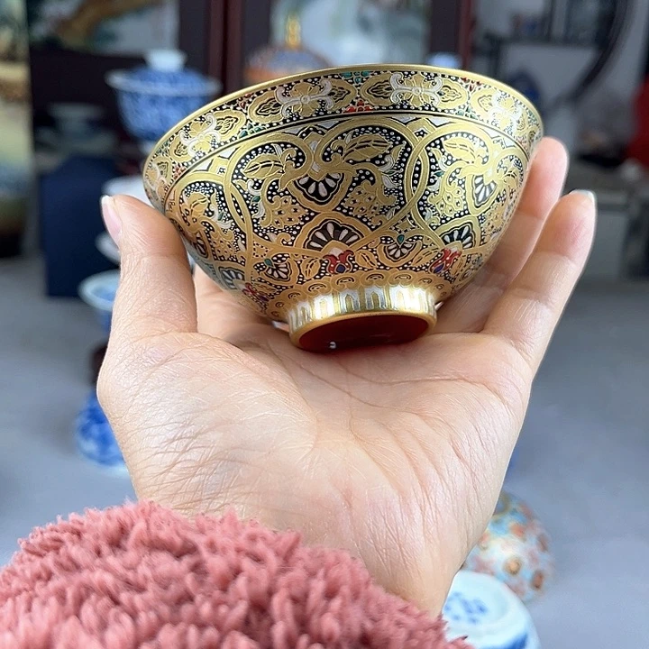 虞**饰福利珐琅彩小杯一个