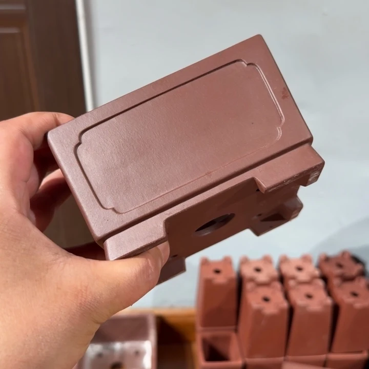 紫砂花盆原矿紫泥