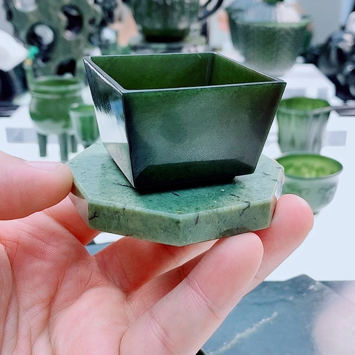 无***和田玉（青玉）未镶嵌把件