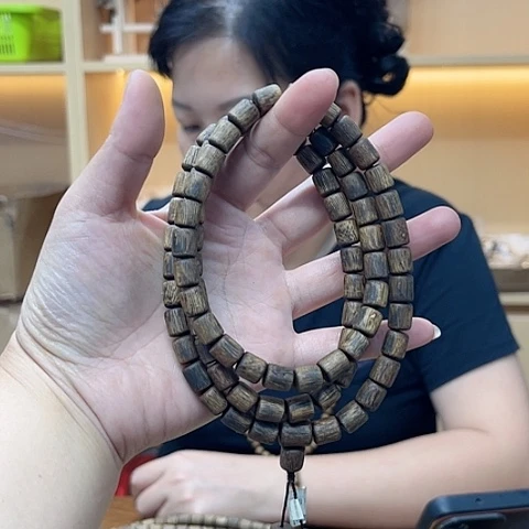 手串沉香棋楠树心油桶珠长串0.8/32克+多样性发一