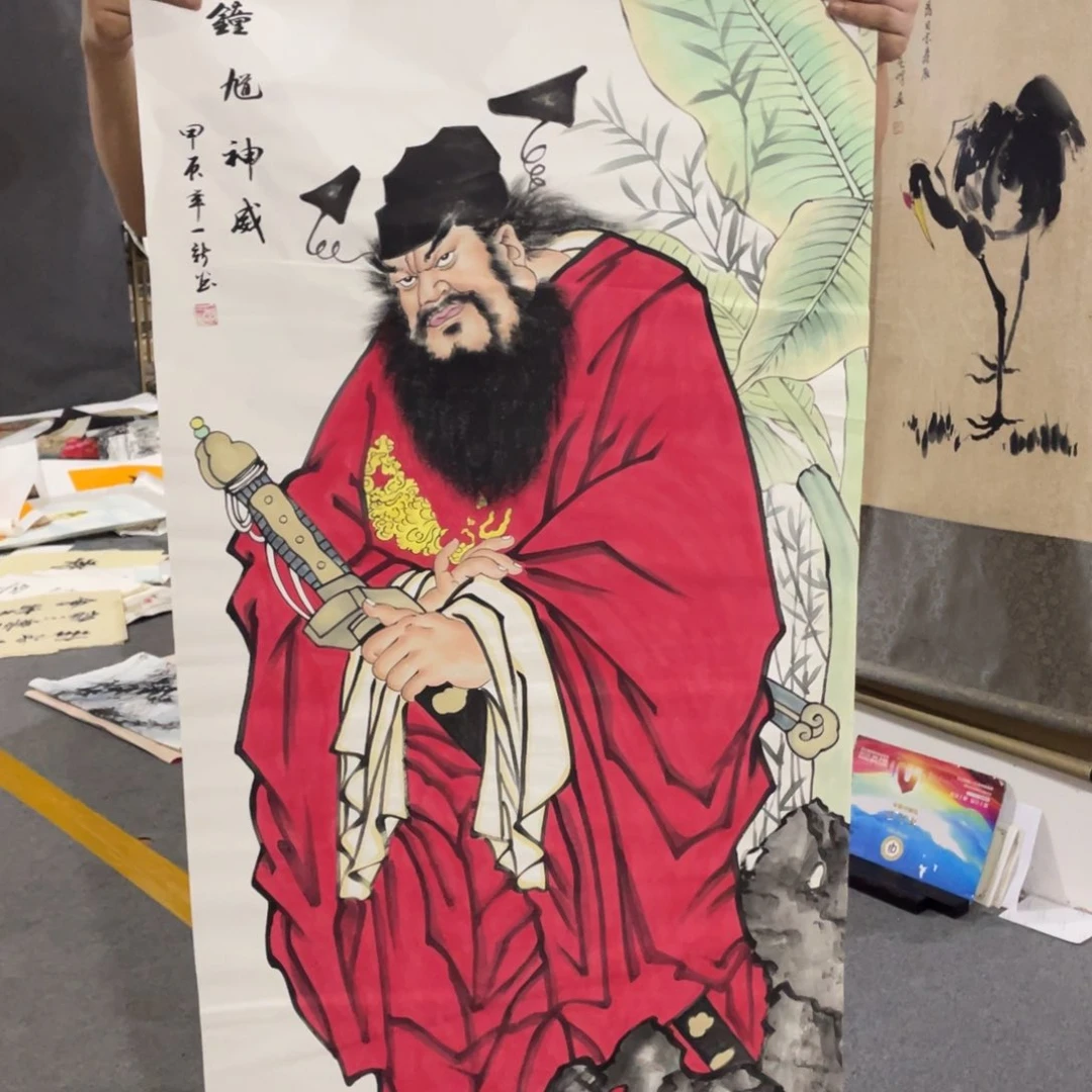 年画画创作等活动中的工作