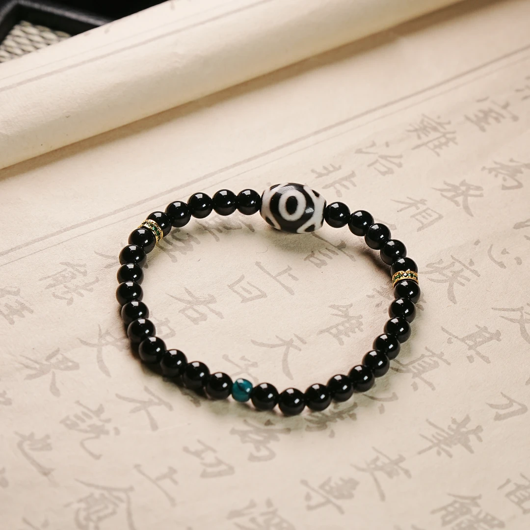 岚宫措| 三眼天珠手链（多样性发货）L190