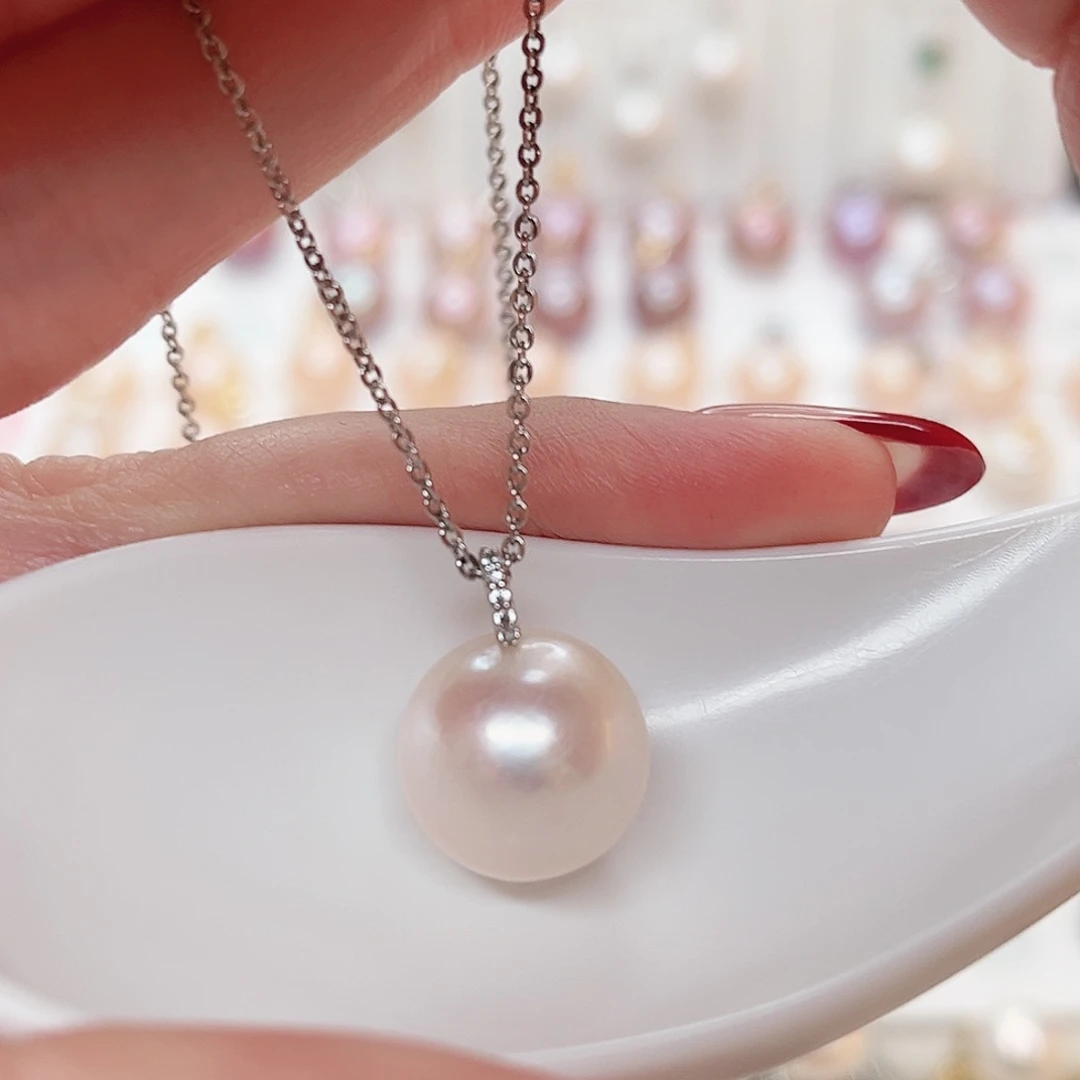 淡水珍珠吊坠(赠链)合金
