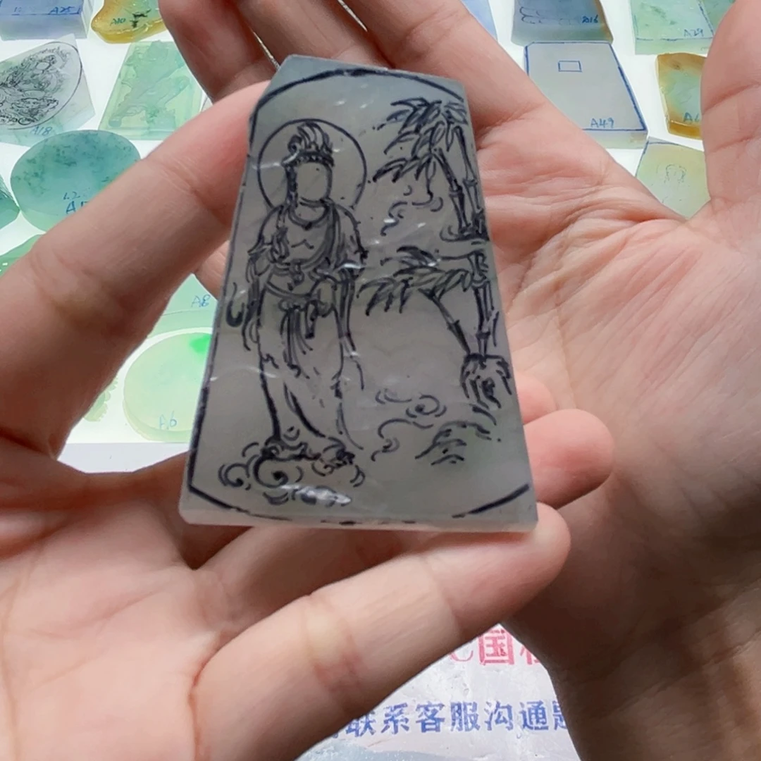 定制翡翠未镶嵌天然翡翠a货