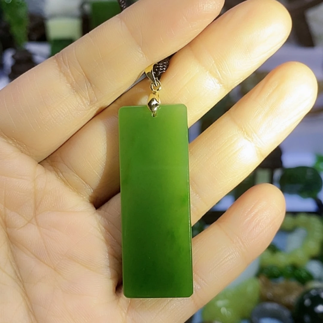 【闪购商品】未镶嵌和田玉（碧玉）挂件