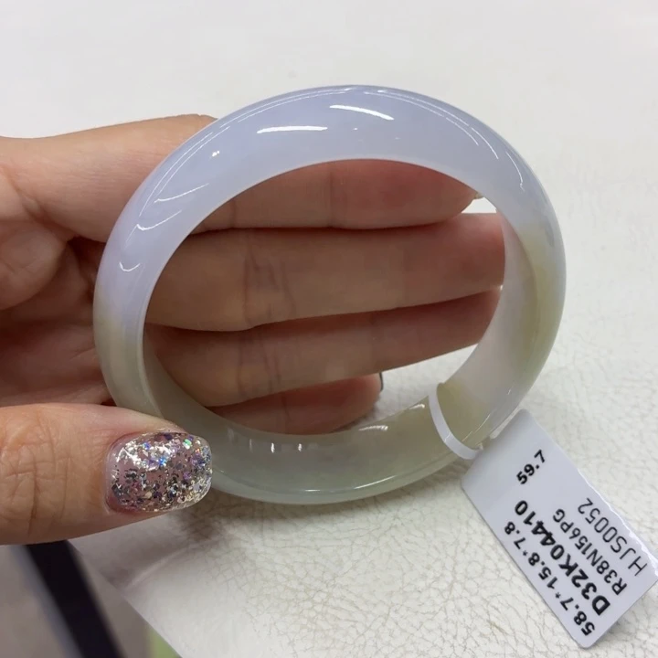 未镶嵌手镯翡翠缅甸翡翠手镯58.7