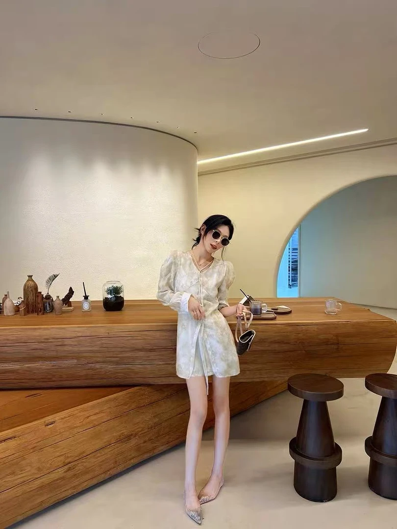 马甲背心毛毛秋冬针织衫百搭软糯高级减龄内穿外搭女V领1067