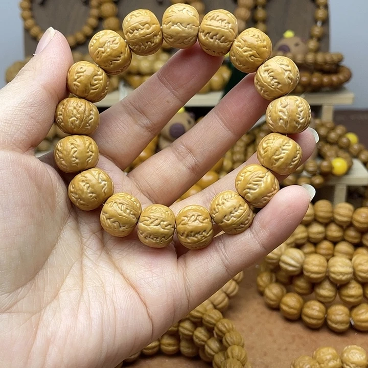 猴头核桃手串 聚宝盆京八棱