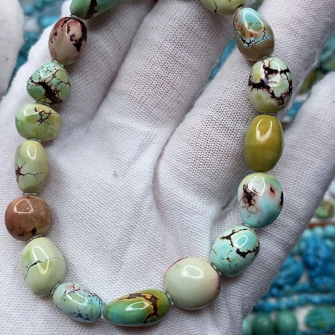 ꒰***꒱未镶嵌绿松石珠宝奇石