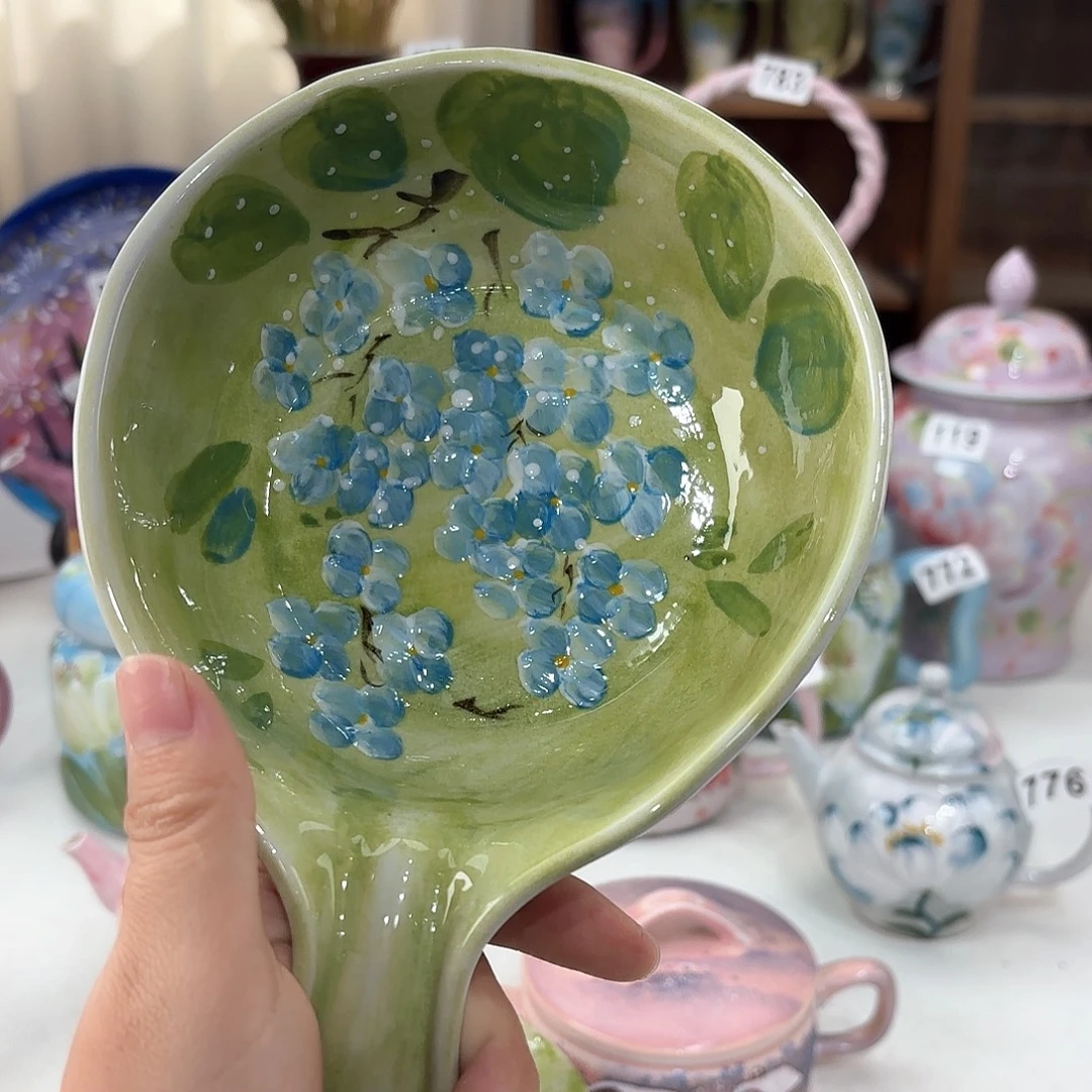 景德镇手绘高温釉下彩陶瓷茶具