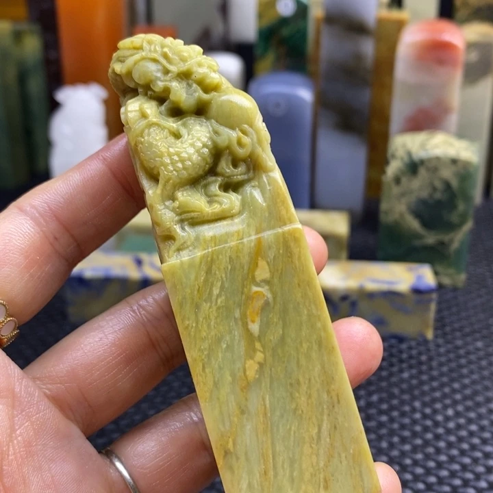 青田石从***灵青田石印章石