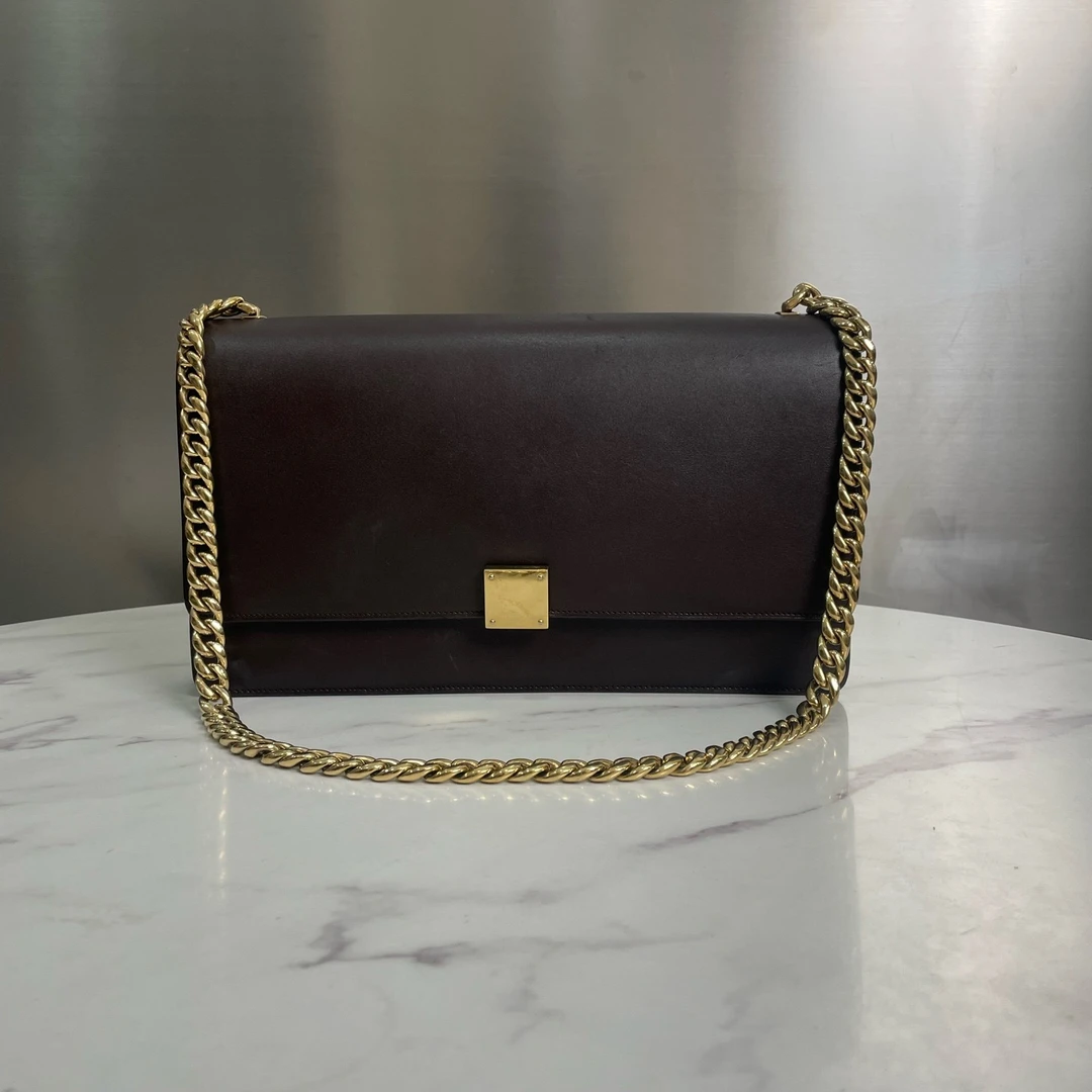 95新 Celine/思琳 长款豆腐包链条单肩斜挎包14837486