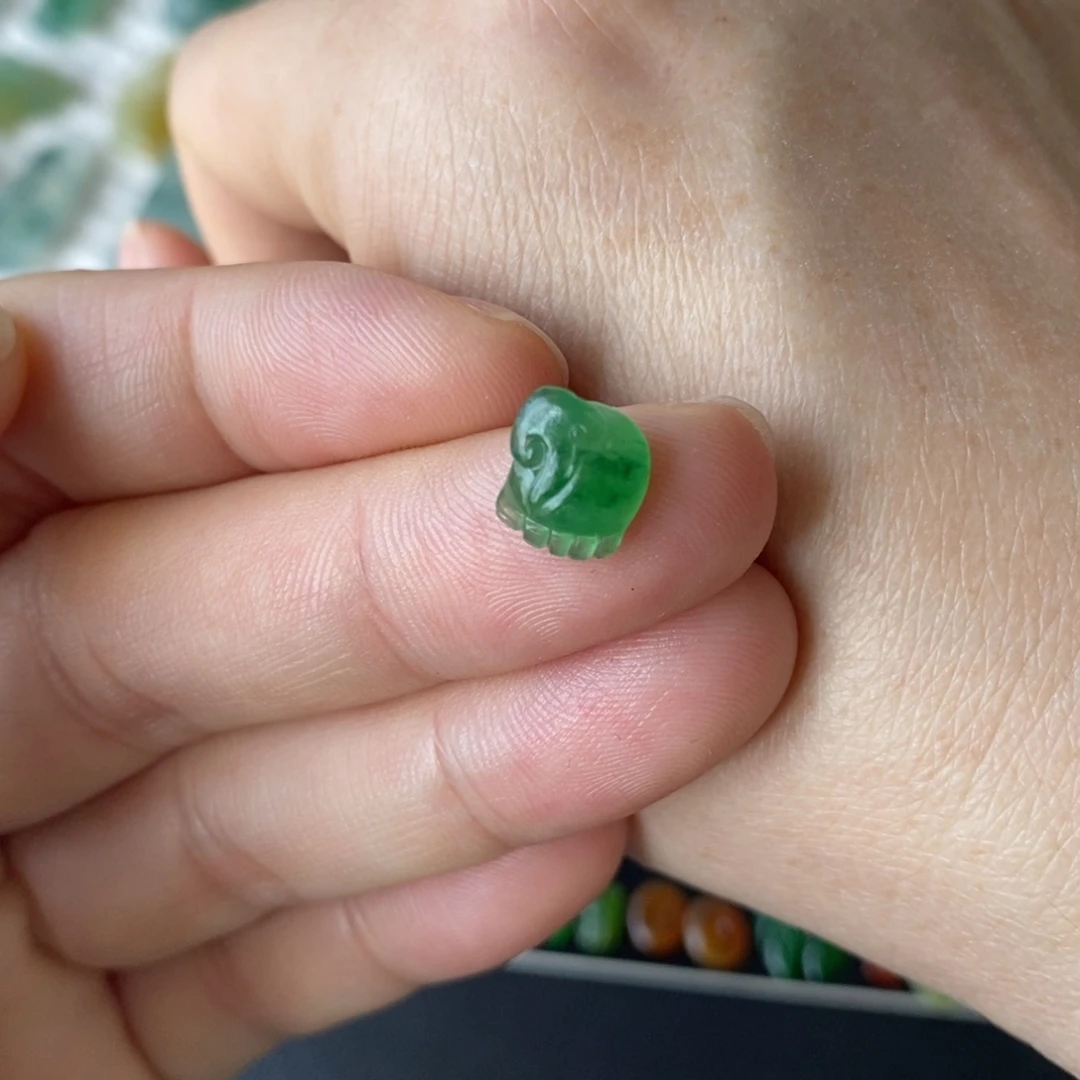 定制翡翠未镶嵌脚丫子