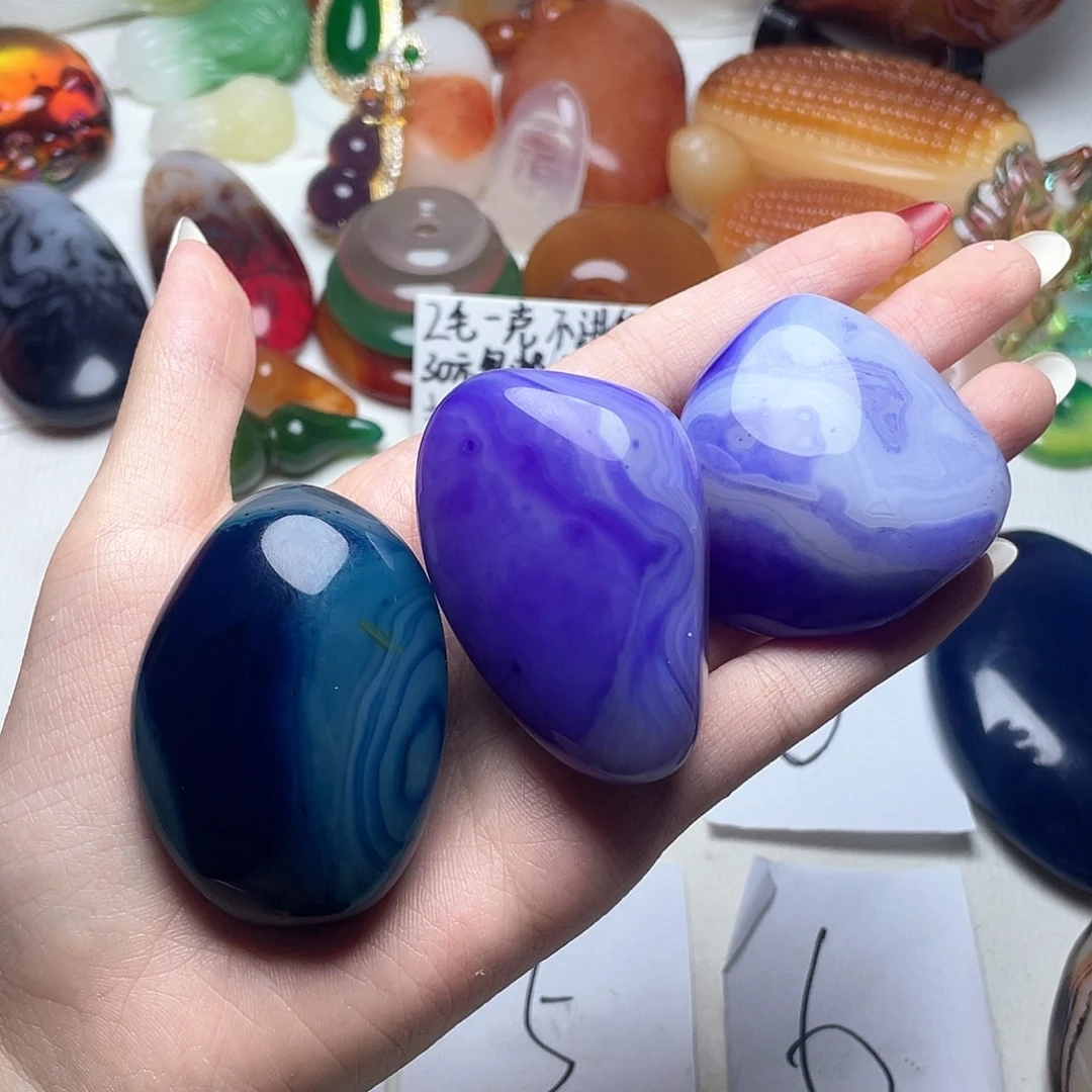 未镶嵌玛瑙/玉髓珠宝奇石