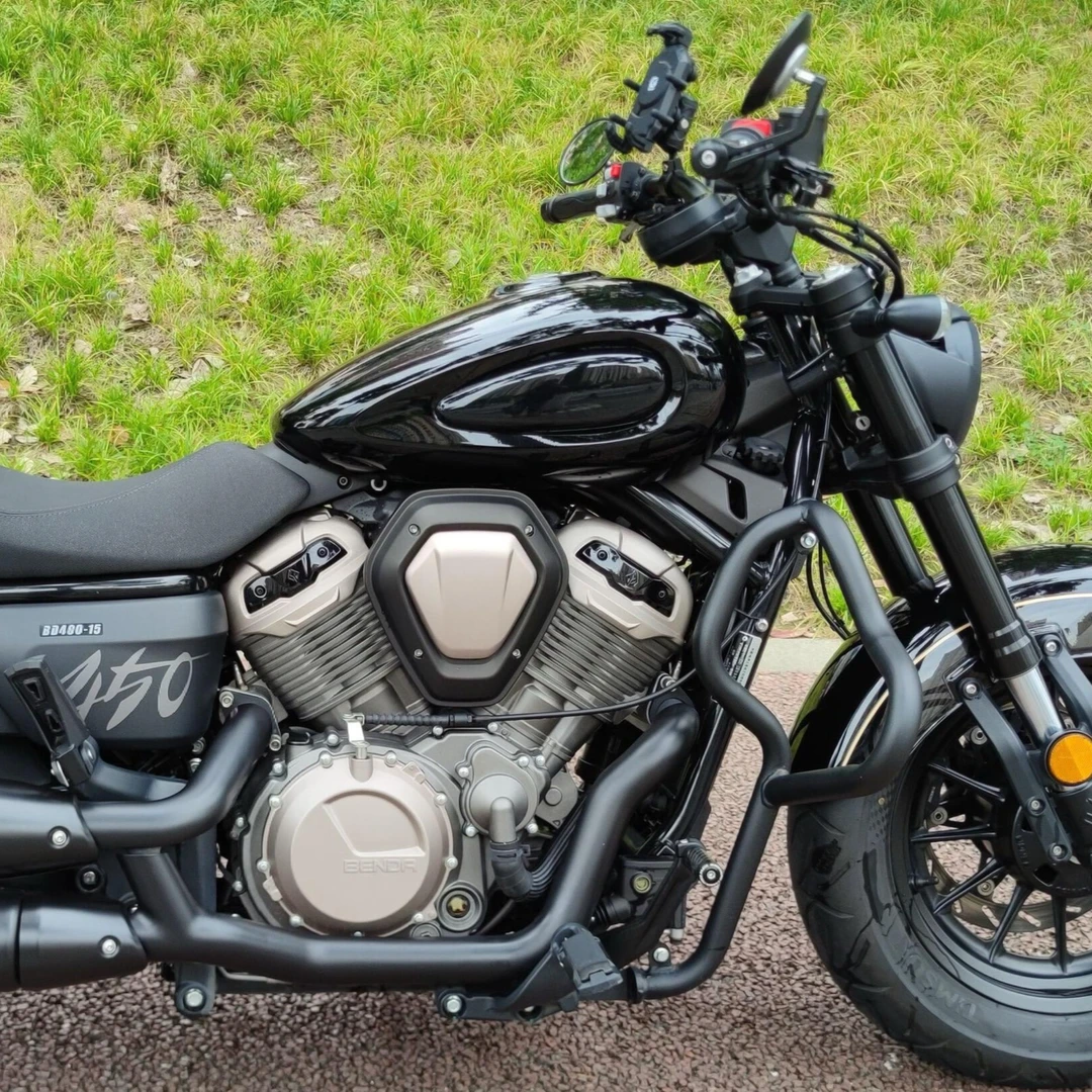 适用于奔达金吉拉450摩托车Bd400-15护保险杠防侧防摔防撞杆改装