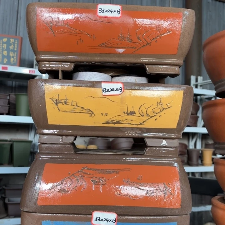 花盆紫砂100-4。