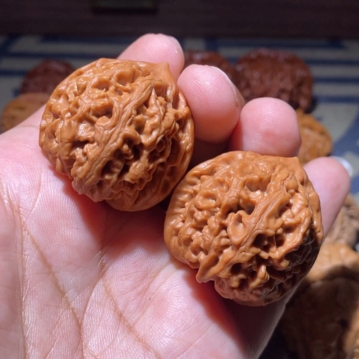 美***孩把件文玩核桃核桃