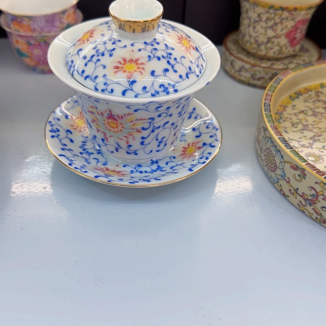 这些盖碗真好看！！！