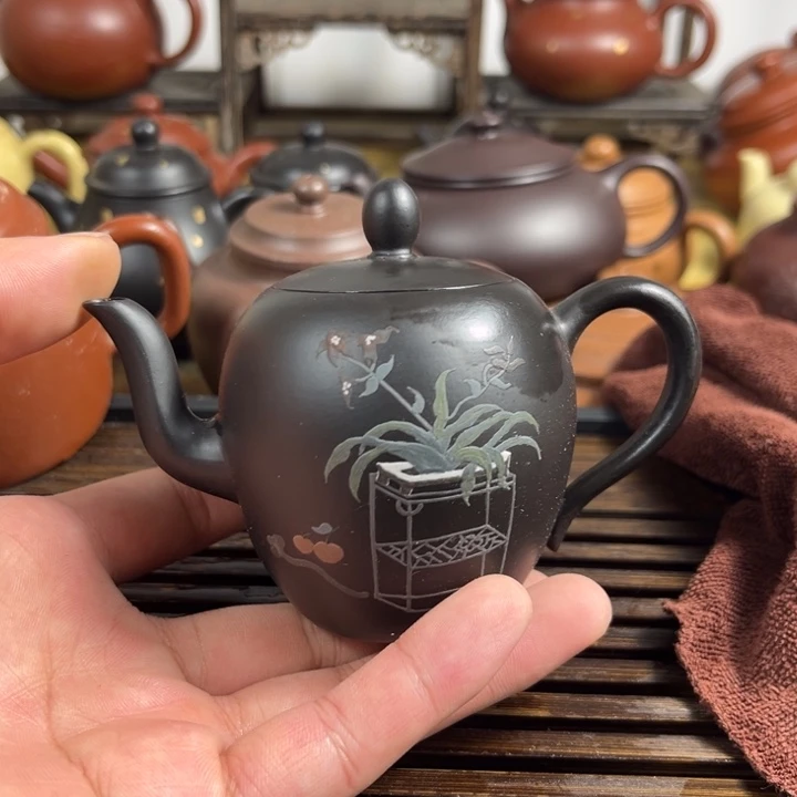 紫砂茶壶原矿紫砂半手工制作