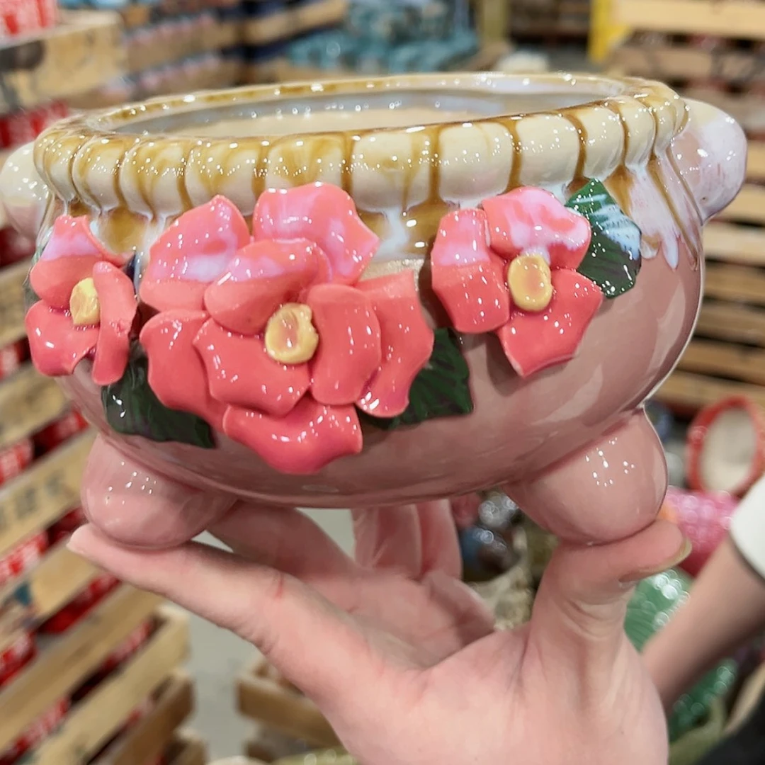 【闪购商品】陶瓷陶瓷多肉植物花盆