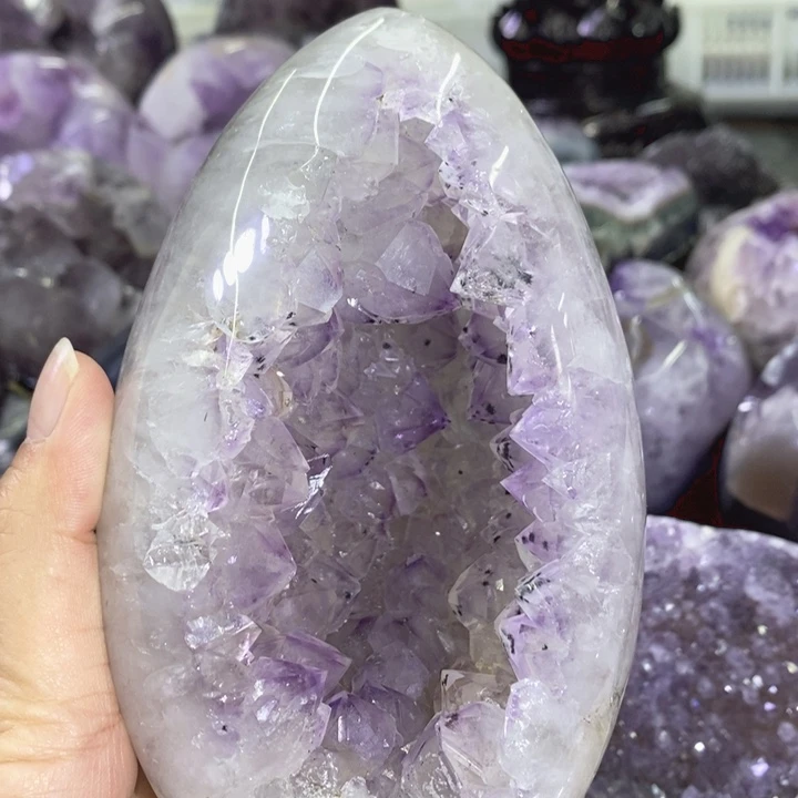 未镶嵌珠宝半成品水晶精抛龙蛋