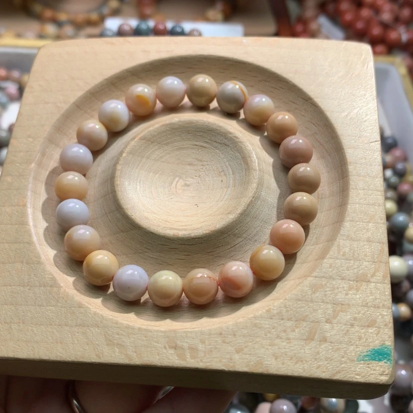 【闪购商品】石英质玉手链足铂镶嵌