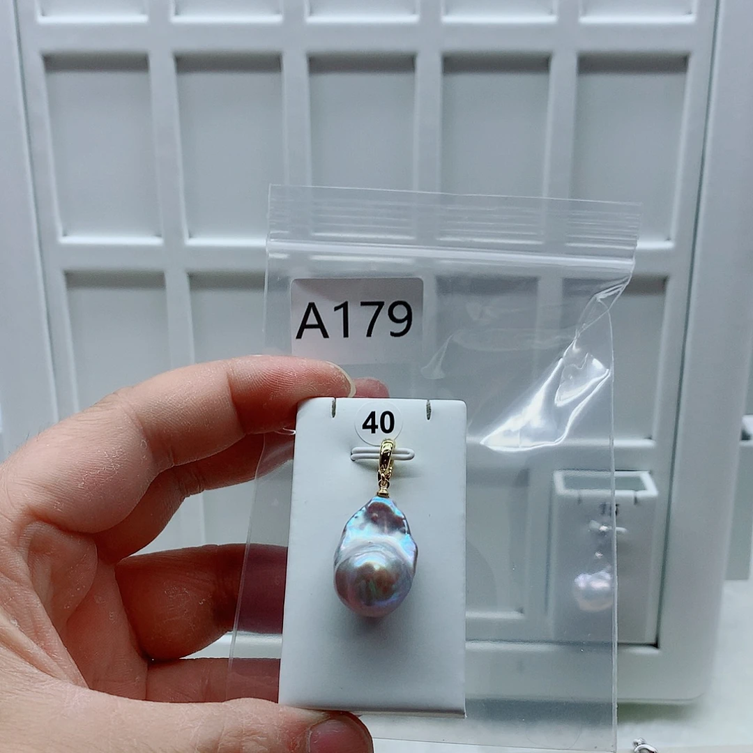 淡水珍珠合金吊坠(不含链)