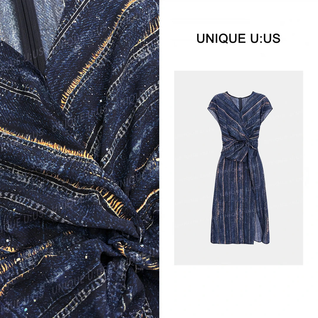 【TangTang·Studio】星空女神收腰气质显瘦女装连衣裙-252199