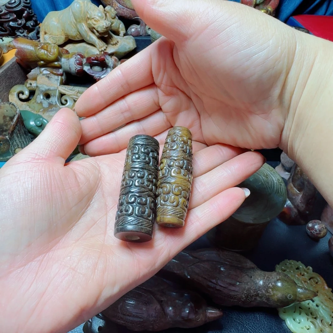 和田玉未镶嵌挂件S**宋