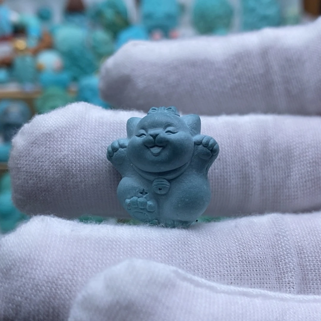 绿松石未镶嵌挂件