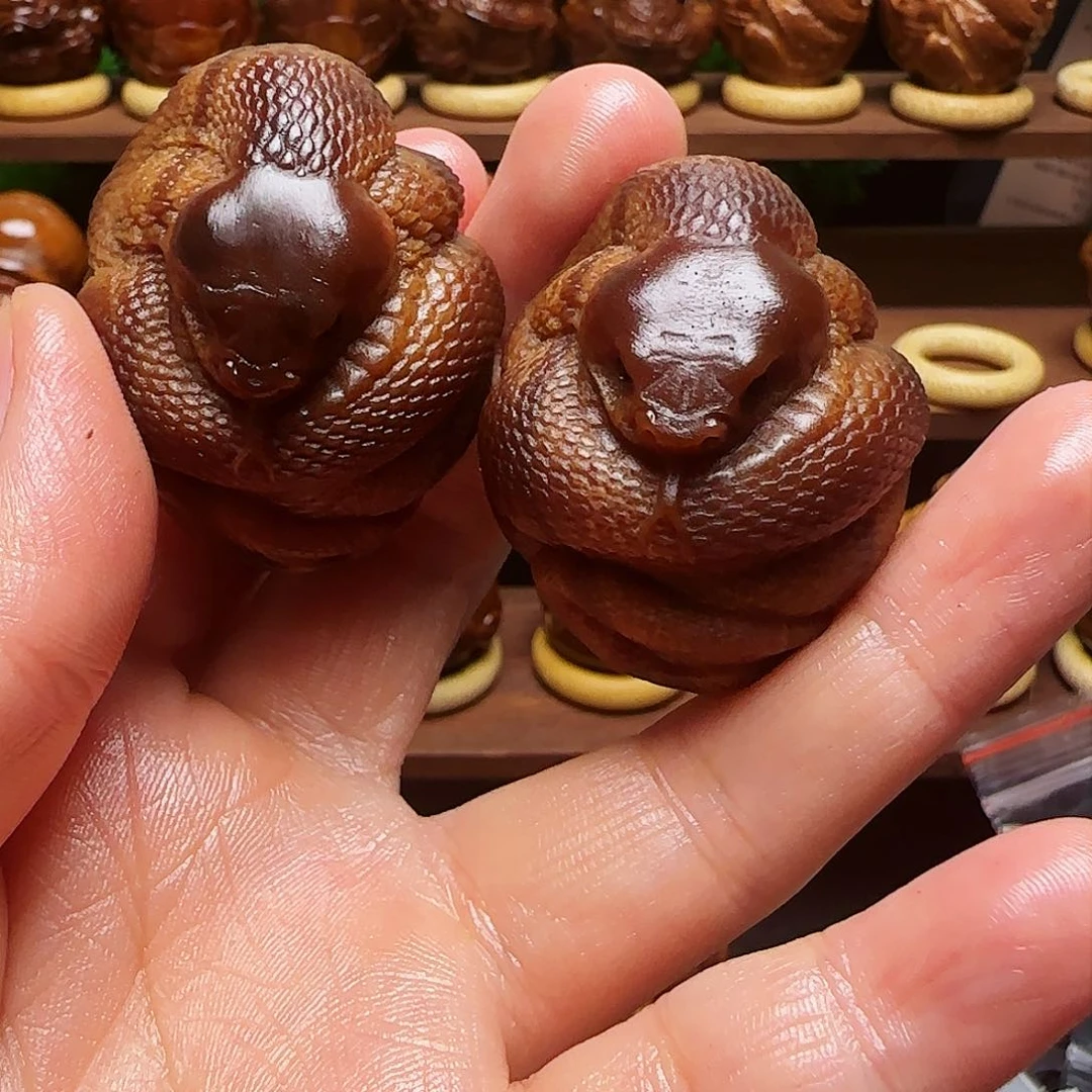 橄榄核手串/手链比***别蛇一对