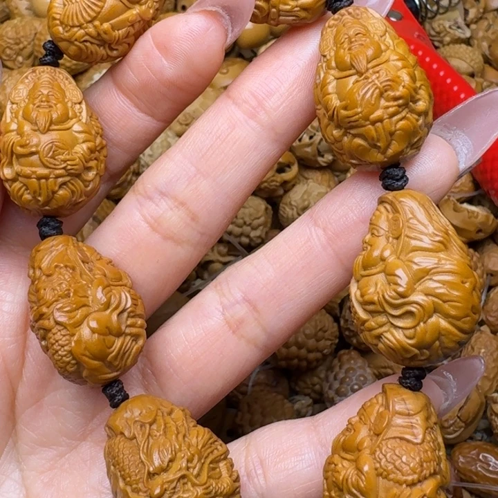 手串/手链橄榄核九龙财神
