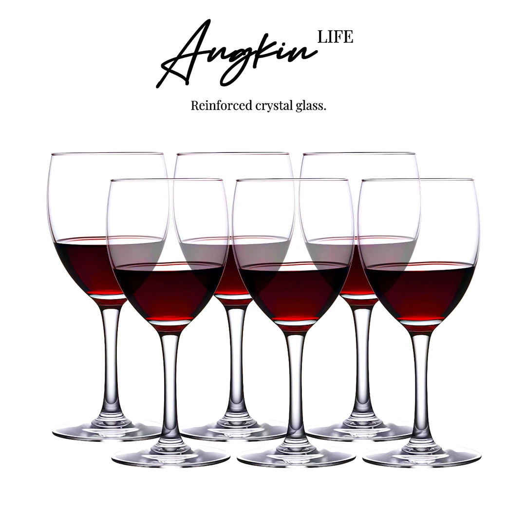 angkin·轻奢高透无铅加厚玻璃红酒杯白酒杯家用高脚杯葡萄酒杯